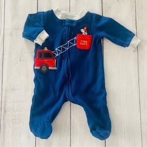 Koala Baby Fire Department Footie Pajama 0-3 Months